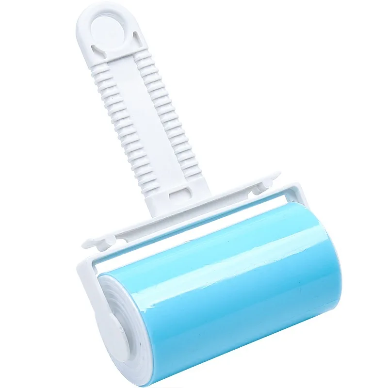 

Trumpet Ostrich Portable Clothes Roller Drum Sticky Paper Torn Can Be Washed Lint Roller Clothing Dust Brush with
