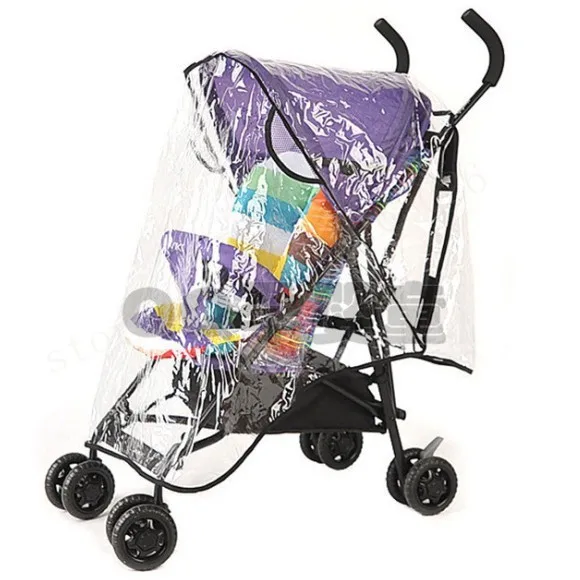 baby stroller accessories raincover waterproof  cover for pram rainshade umbrella dustproof Non-toxic Tasteless PU Baby Strollers best of sale