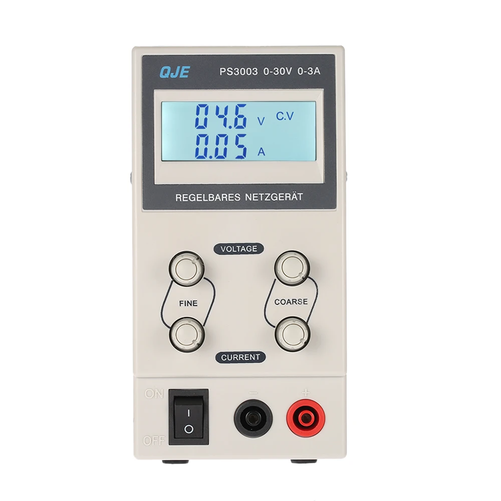

0-30V 0-3A 3 NEW Adjustable voltage regulator Digits Variable Digital Regulated DC Switching Power Supply Output Voltage Current