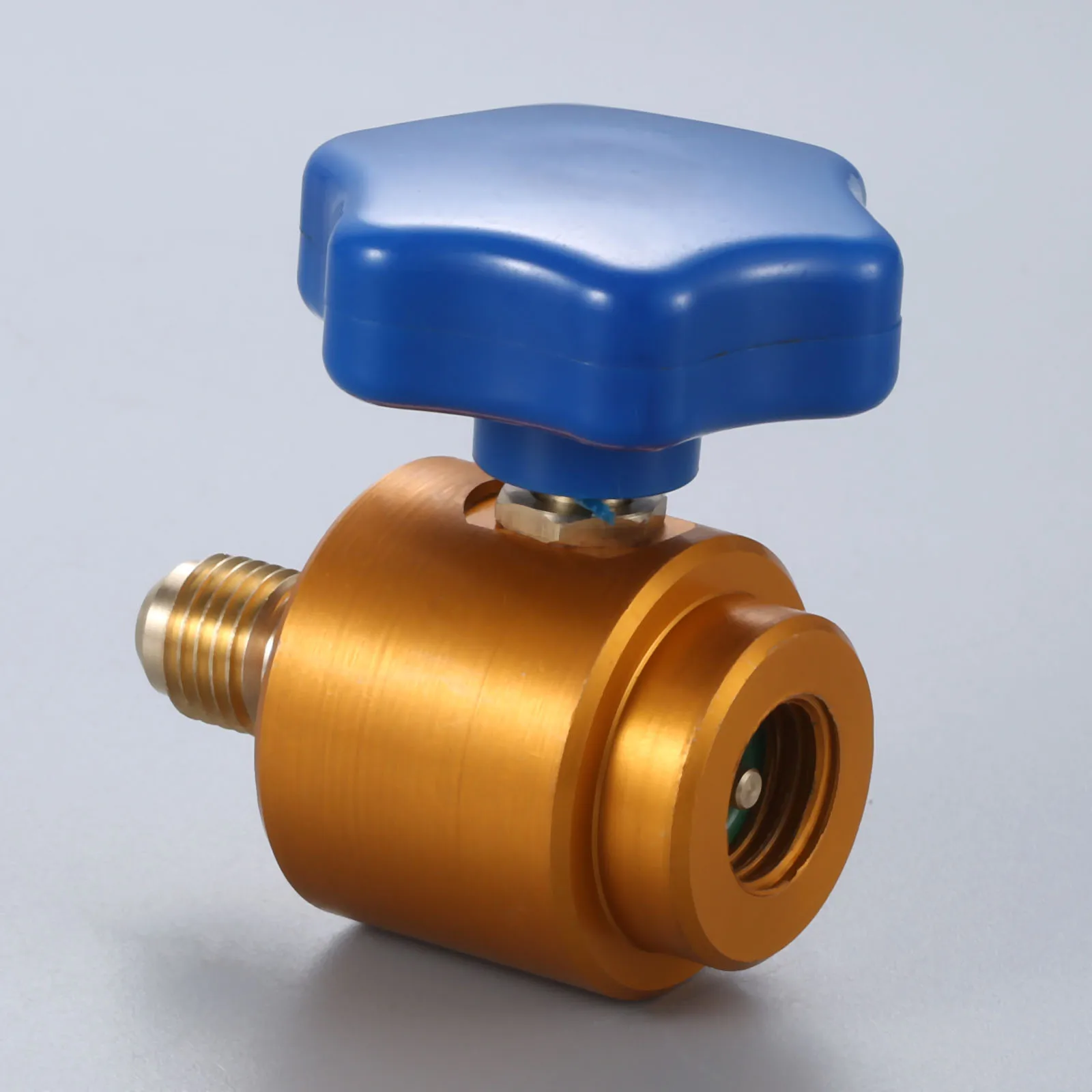 

R134a Can Tap Valve Depressor For Self-Sealing Can 1/2inch ACME 1/4inch SAE