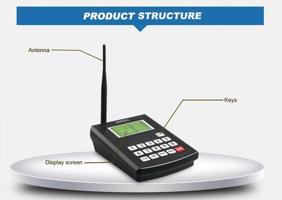 SINGCALL Беспроводная система пейджера, система подкачки ресторанной очереди, система подкачки очередей, кнопка вызова, еда для использования
