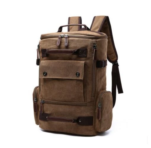 Mochila de lona para hombre, mochila de viaje, mochila para hombres, mochila para ordenador portátil, mochila multifunción para adolescentes Mochila de lona para hombre, mochila de viaje, mochila para hombres, mochila para ordenador portátil, mochila multifunción para adolescentes