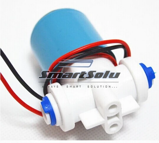 5 шт./лот пластиковый электромагнитный клапан, 12В DC для воды, 6,35 мм(1/") Быстрое подключение