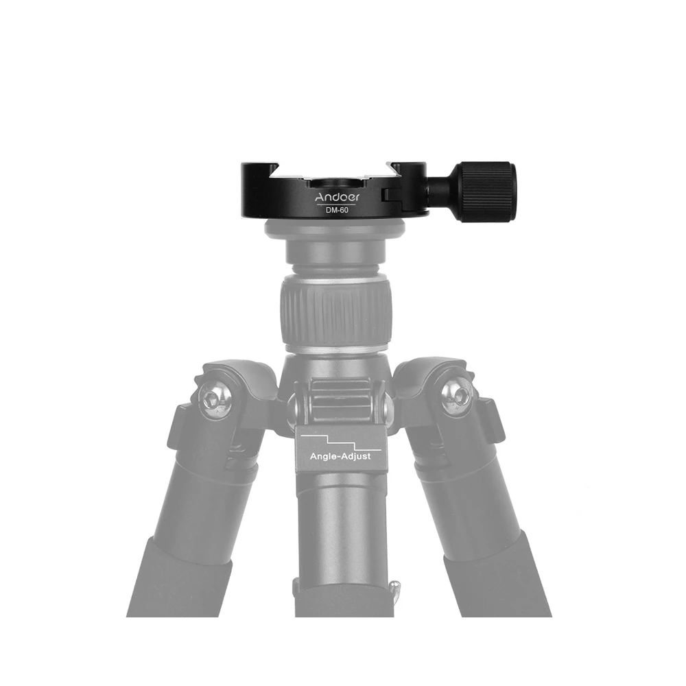 Andoer 60 мм алюминиевый сплав DSLR камера быстросъемная пластина зажим 3/8 &quotс