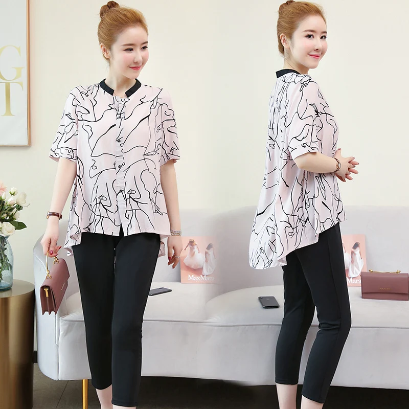 

YICIYA Plus size large 2 piece set women pant and top stripe patchwork L-XL 4XL 5XL summer outfit tracksuit sportswear co-ord