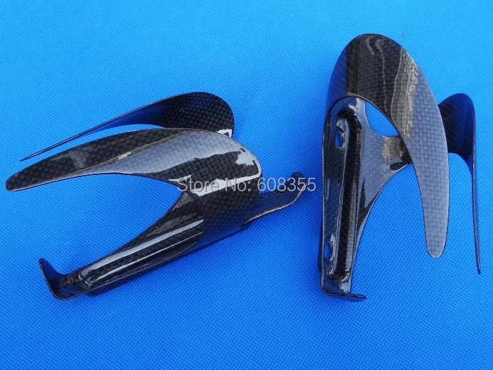 

Carbon glossy MTB Mountain Road bike bicycle water Bottle cage - 2 Pcs Cages BC12