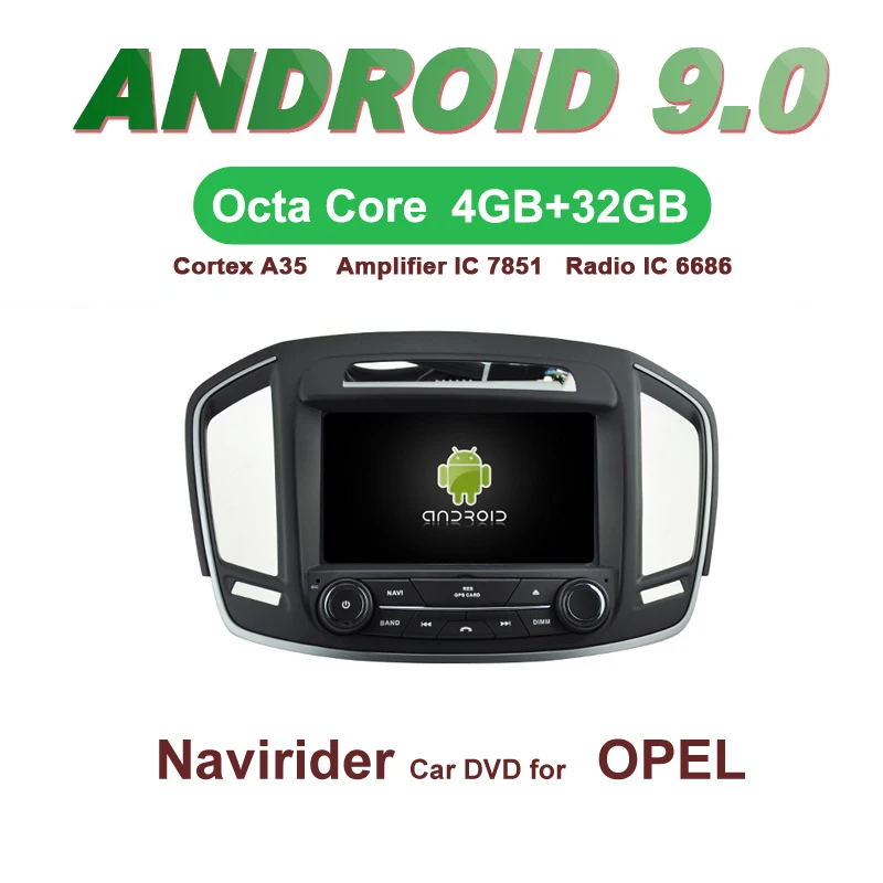 

OTOJETA Car GPS 8inch Android 9.0 Radio FOR OPEL INSIGNIA 2014 bluetooth Navigation Capacitive screen support mirror link