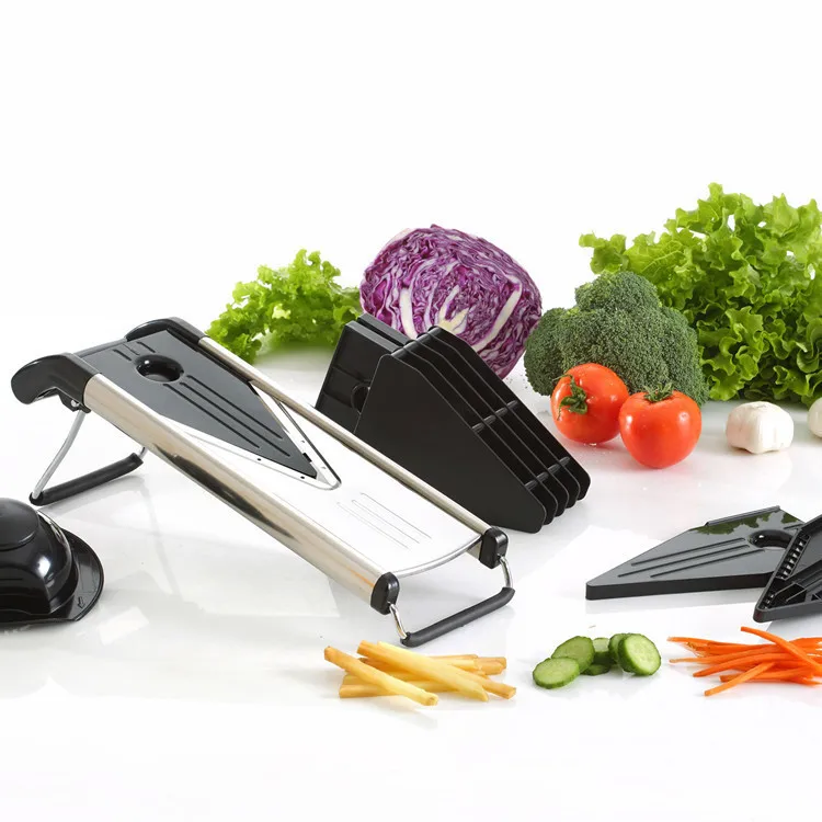 5 Piece Blades Professional V Slicer Mandoline Slicer Food Chopper