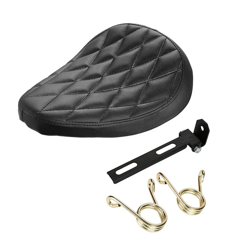 Кожа стежка Solo Seat+ " пружинное крепление для Harley Sportster Xl883 1200