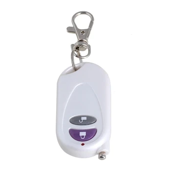 

White 433MHz 2CH Wireless Learning Remote Controllor w/ Unlock/Lock Keys