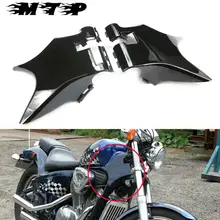 For 88-98 Honda Shadow VT600 VLX 600 STEED 400 Motorcycle ABS Plastic Frame Neck Cover Cowl Wire Covers Side Frame Guard Black