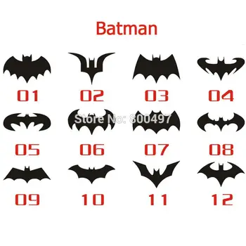 

10 x Batman Newest Creative Car Stickers The Dark Knight Decoration Car Styling Decals for VW BMW Benz Ford Opel Peugeot Renault
