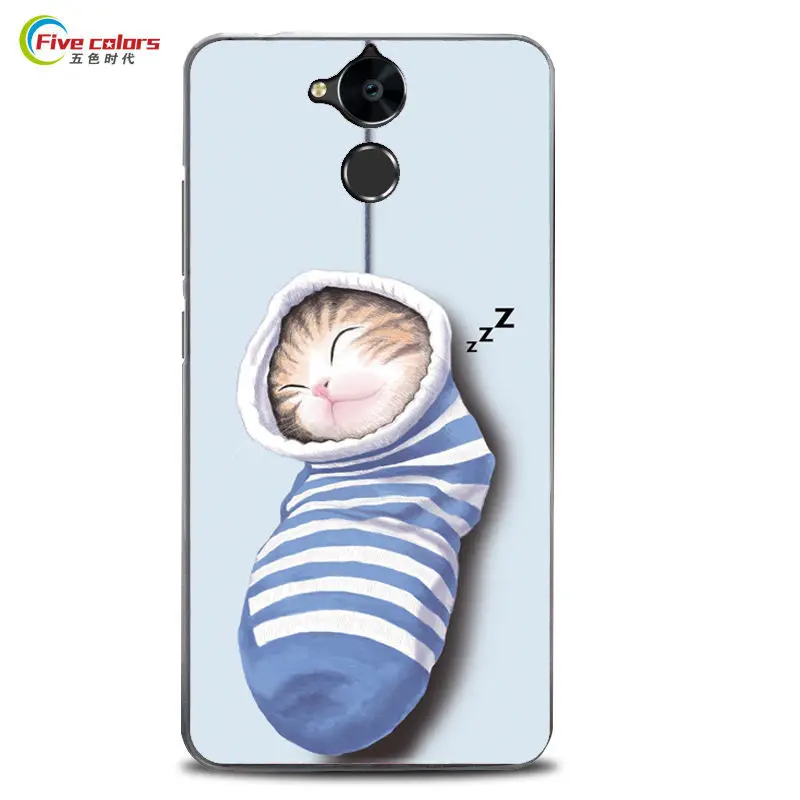 

Five colors Case Blackview P2 Lite Plastic Cover Hard Slim Case For Blackview P2 Lite P2Lite Fashion Cartoon Painting Shell Case