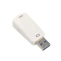 High quaity USB 3.0 to VGA Convertor 1080P Female USB to VAG Convertor Adapter Supports Raspberry pi 3 Free shipping