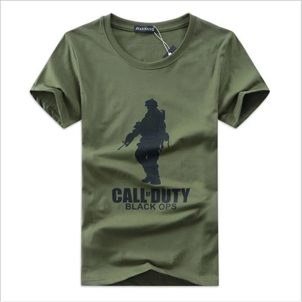 

Plus Size 5XL New Fashion Casual Short Sleeve T-shirt Men Soldier print t shirt O-neck t shirts tops men clothes Tee 5 Colors