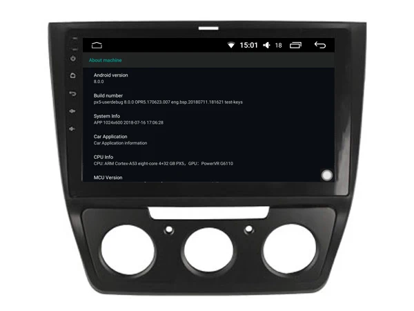 Flash Deal for Skoda  2017 MT Android 8.0 car gps multimedia 64GB rom+IPS screen+CARPLAY+TDA7851 Amplifer+4 Car Launcher stereo radio 5