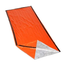 Портативная аварийная фольга многоразовая Водонепроницаемая спасательная космическая термальная оранжевая сумка для отдыха на природе туристические наборы для путешествий