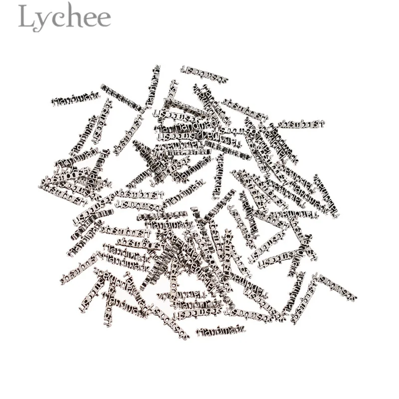 Lychee Life 100 шт. этикетки из сплава ручной работы золотой цвет серебряный цвет бронзовый цвет ярлыки с тиснением для одежды сумки Швейное Ремесло «сделай сам»