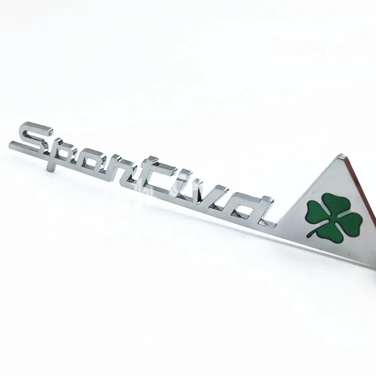Значок эмблема Sportiva Quatrefoil для Alfa Romeo 4C 8C 156 166 159 Giulietta Spider GT 2 шт.|Наклейки на