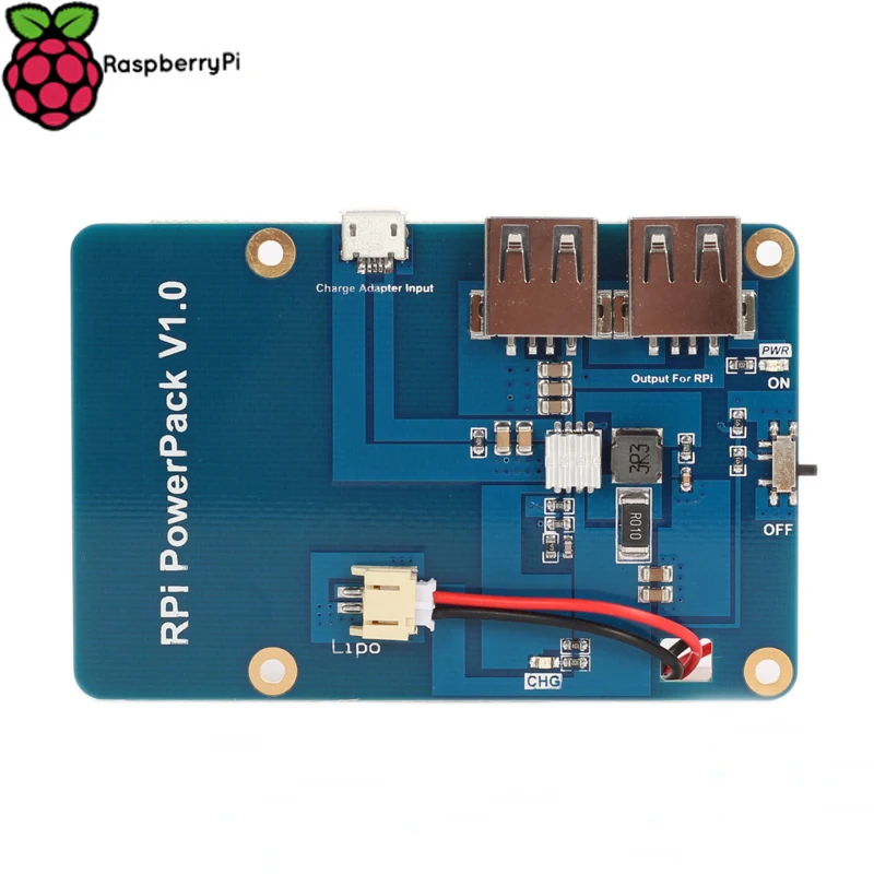 Raspberry Pi 3 Model B+ модуль питания с 2 выходами USB литиевая Плата расширения питания также для RPI 3 Модель B