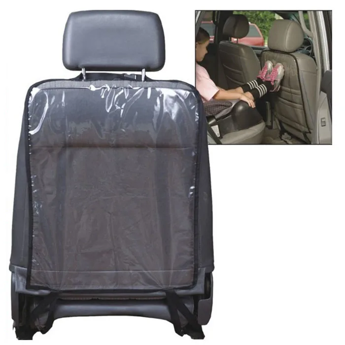 Автомобильный защитный чехол на заднюю часть сиденья для детей, грязеотталкивающий черный автомобильный аксессуар, прочные аксессуары