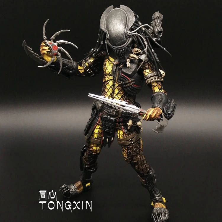 NECA AVP Aliens vs. Predator серия Young Blood/Elder Predator Охотник на змею фигурка игрушки 18 см