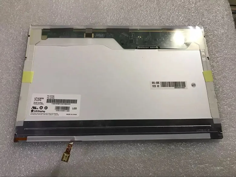 

ЖК-дисплей 141 дюйма LP141WX5 TLP2 B141EW05 V.3 LTN141AT12 1280*800 для ЖК-экрана ThinkPad T400 R400