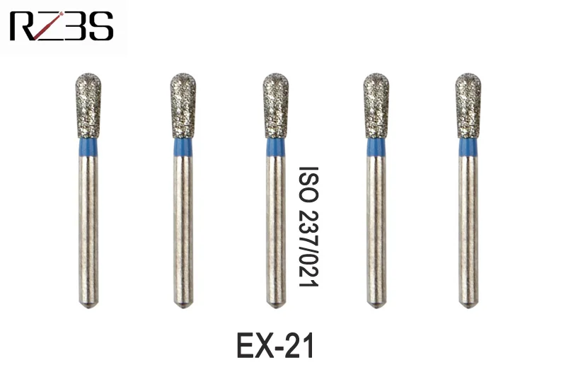 12 шт. стоматологический алмазный Бур FG 1,6 мм специальная форма Бур для NSK высокоскоростная воздушная турбина EX-11, EX-12, EX-20, EX-21