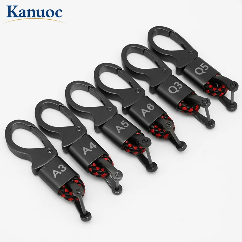 

Car Styling Car Logo Keychain Key Chains Rings Zinc Alloy Key Ring For Audi A3 A4 A5 A6 Q3 Q5 Car Interior Accessories