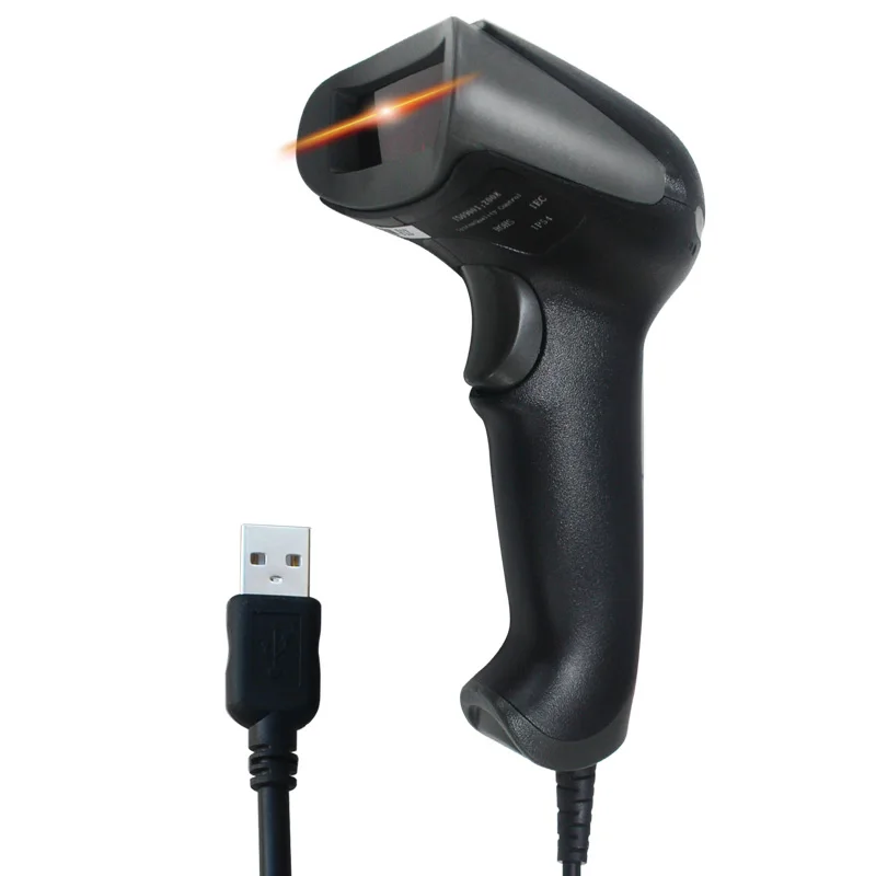 F12 ручной сканер штрих кода считыватель USB проводной 1D бар кодиго сканирования