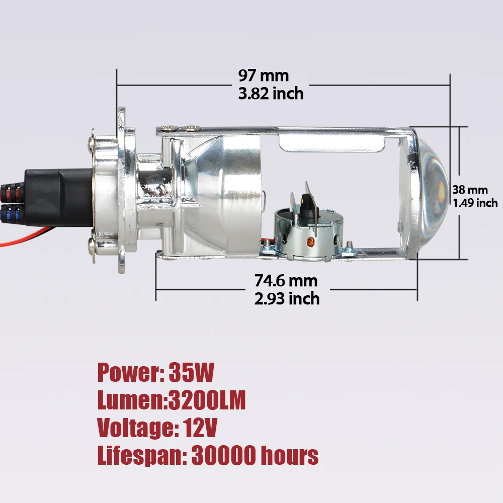 Балласт 55 W Canbus линзы прожекторного типа фары 2 шт. H4 xenon мини для автомобиля прозрачный форма пучка дальнего света 12 V 4300 K 6000 k длинные пожизненная Гарантия