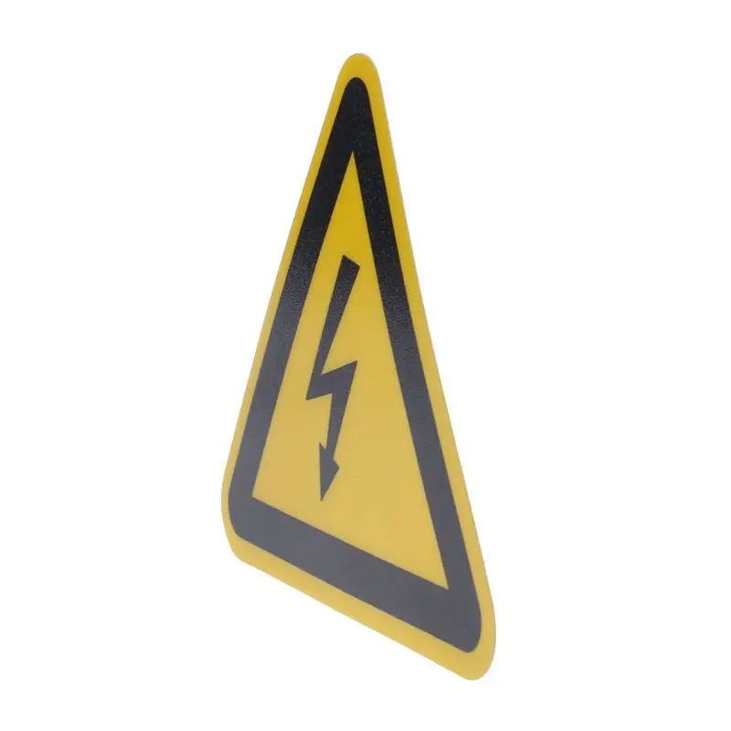 Warning Sticker Adhesive Labels Electrical Shock Hazard Danger Notice Safety 25mm 50mm 100cm PVC Waterproof