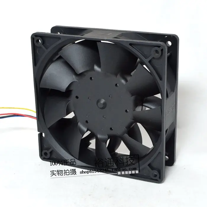 Ventilador de Refrigeração Axial para Bitcoin Miner Case Servidor Poderoso Tfc1212de Adda 120 mm dc 12v 5200rpm 252cfm - Imagem 2