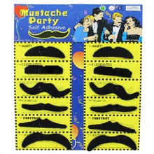 Смешные усы-реквизит костюм Хэллоуин косплей вечерние украшения Поддельные Борода Усы персонаж эмуляция накладные бороды