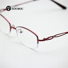 Прогрессивные многофокусные точки масштабирования выглядят почти двойного использования цвет свет чтения женские очки ультра-легкий элегантный красный ящик