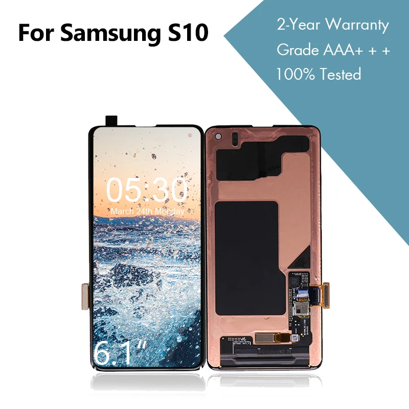 

For Samsung For Galaxy S10 G973 Display LCD Touch Screen Digitizer Assembly For Samsung S10 Screen LCD Touch Display