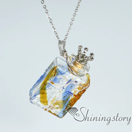 

oblong diffuser necklaces wholesale venetian glass aromatherapy locket essential oil necklace wholesale aromatherapy necklaces