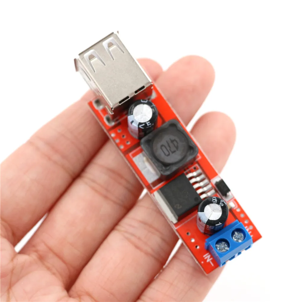 High Quality DC 6V-40V To 5V 3A Double USB Charge DC-DC Step-down Converter Module