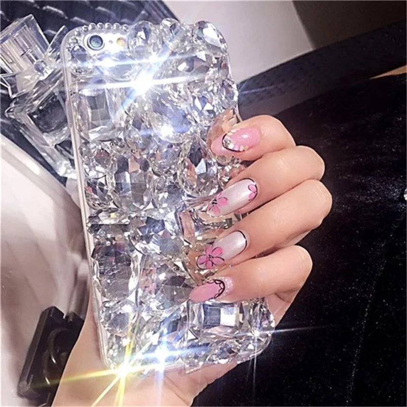 

1Pcs For Black Shark 2 Helo Luxury Crystal Rhinestone Diamond Bling Phone Case For Xiaomi Mi Mix 2 2s 3 Note 3 Max 2 3 Pro Coque