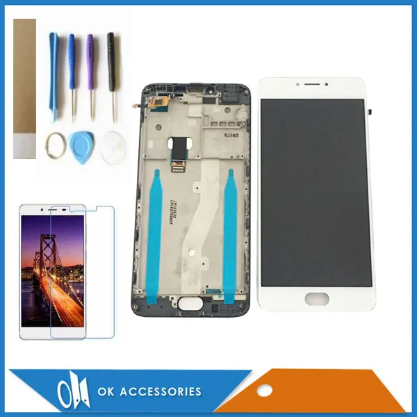 Черный белый цвет для Meizu M3 Note L681H M681M M681Q M681C M681H ЖК-дисплей + дигитайзер сенсорного