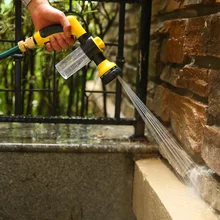 Распылитель пены садовый водяной шланг Насадка для пены дозатор мыла пистолет для мытья автомобиля домашние животные душ полив растений