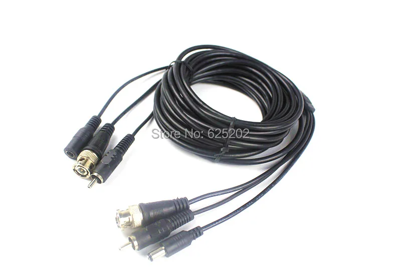 

BNC RCA DC Connectors CCTV Camera Extension Cable 18M