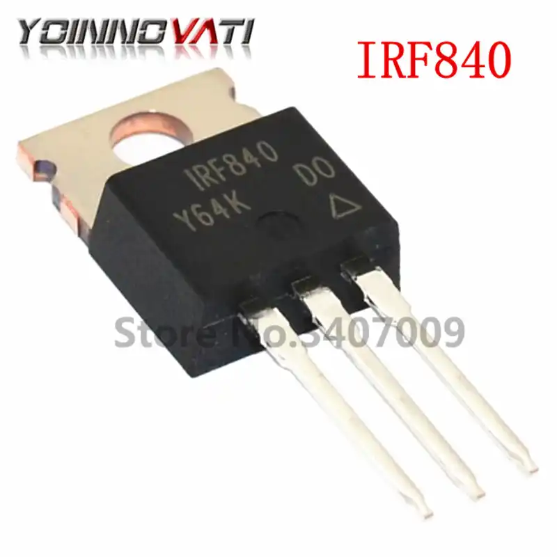 10pcs/lot IRF840 IRF840PBF = WFF840 MOSFET N-Chan 500V 8.0 Amp TO-220 