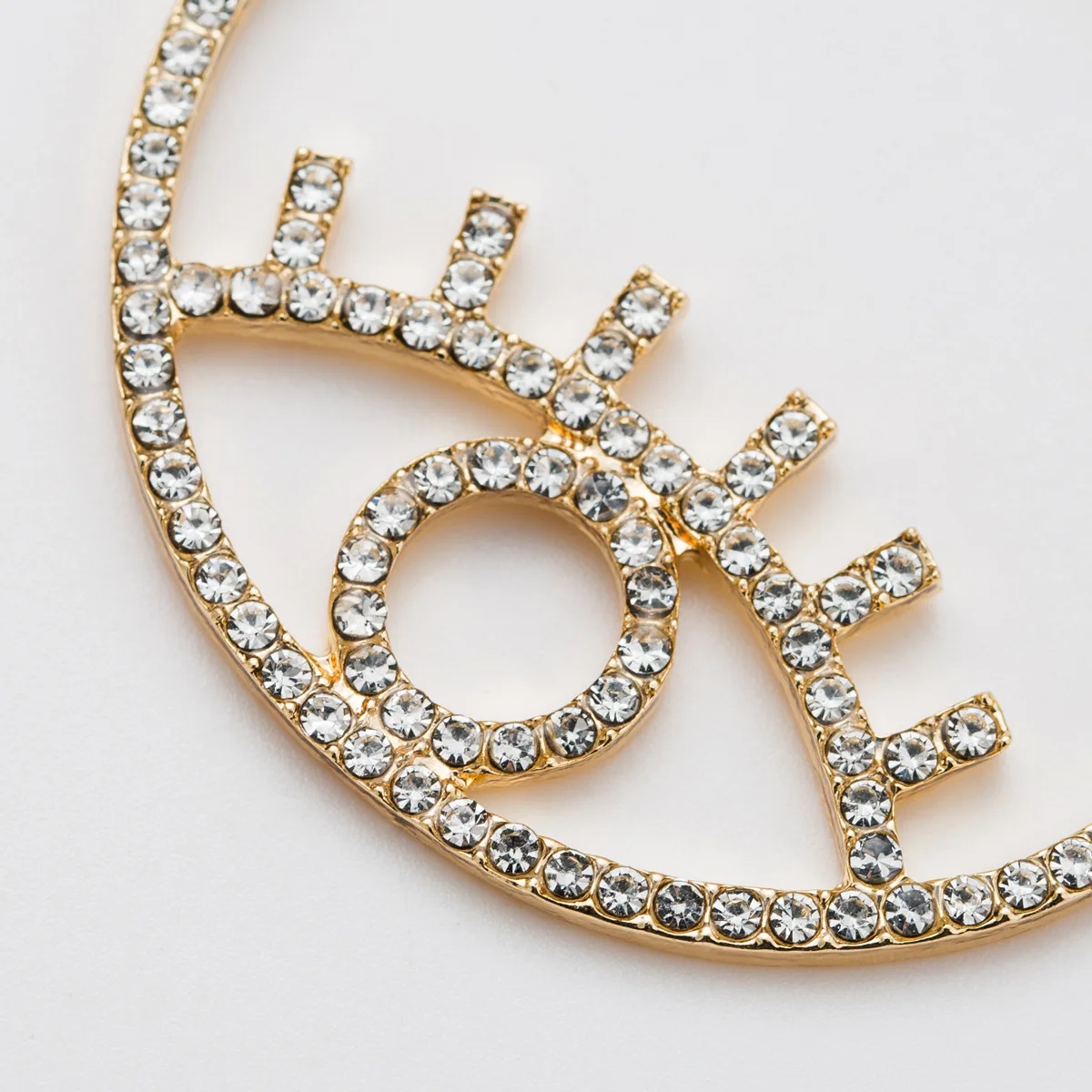 2019 Cheap Acrylic Eye Loop Earrings Clip On Hoop Round Chandbali Circle Earring For Women