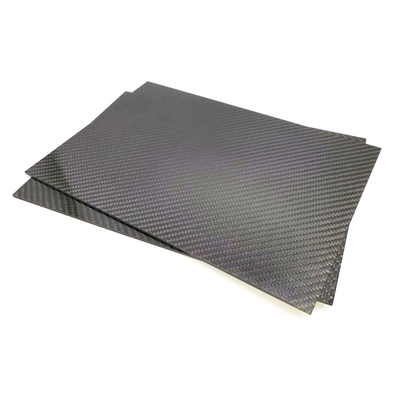 TCMMRC 3K Matte Surface Twill Carbon Plate Panel Sheets High Composite Hardness Material Anti-UV Carbon Fiber Board 200X300 mm