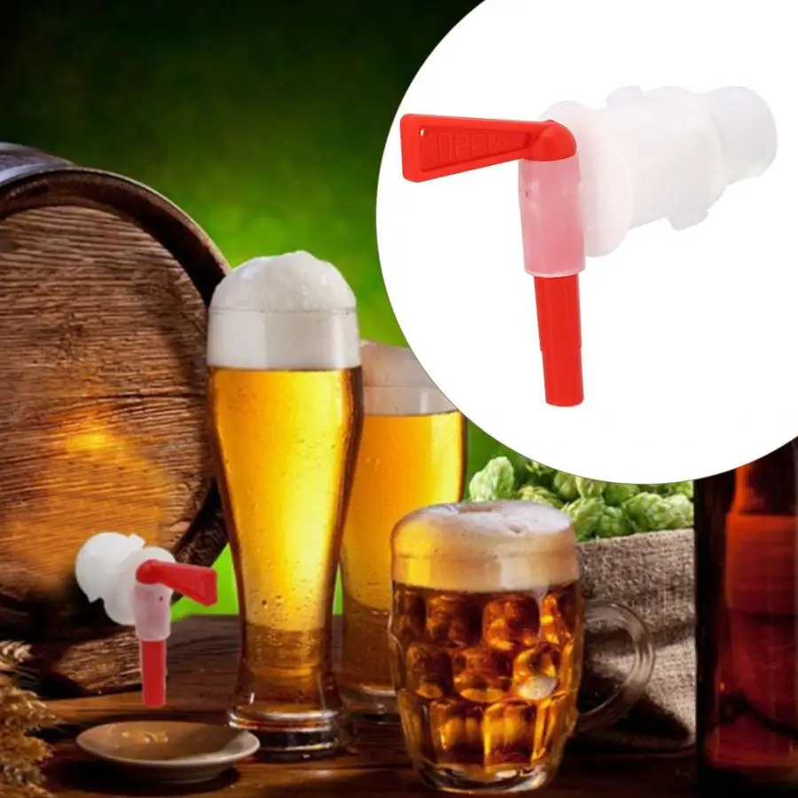 

Red Plastic Beer Brew Bucket Tap Faucet Bottling Spigot for Home Beer Brewing