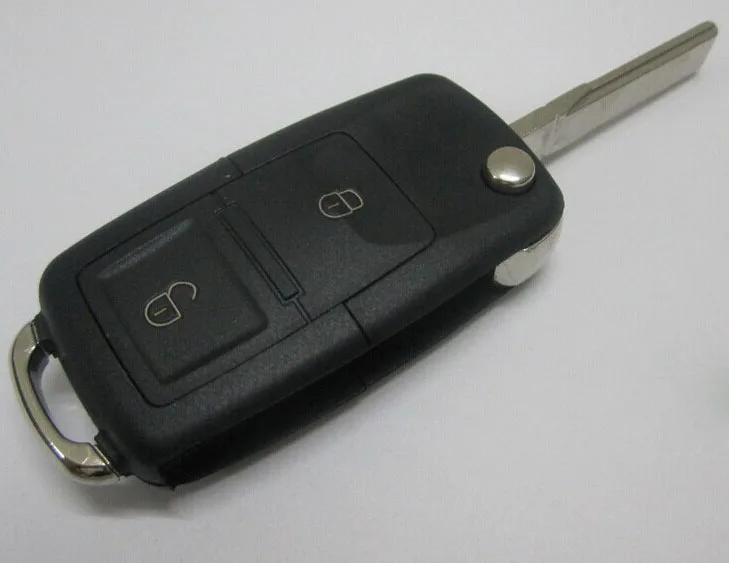 VW 2 Button Flip Remote Key Shell For MK4 Seat Altea Alh(5)1