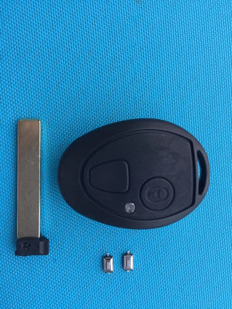 Key Case Car Key Shell Car Remote Key Car Key Key Shell For Rover 75 MG ZT Replacement 2 Buttons Remote Key FOB Shell Case Uncut Blade +2Pcs Micro Switches Car Accessories Auto Parts