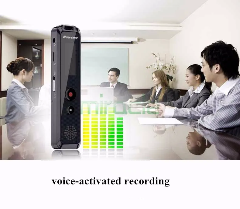 Newsmy Rv90 1 1 Pouces 16g Enregistreur Vocal Mini Hd Longue Distance Reduction Du Bruit En Acier Coque Metallique Enregistreur Dictaphone Aliexpress