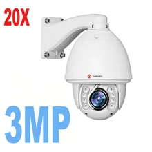 Câmera de CFTV IP Câmera de 3MP 20/30X de Zoom Da Câmera Dome de Alta Velocidade rede 1080 P Câmera PTZ IP De Rastreamento Automático câmera de Segurança de Vigilância IP